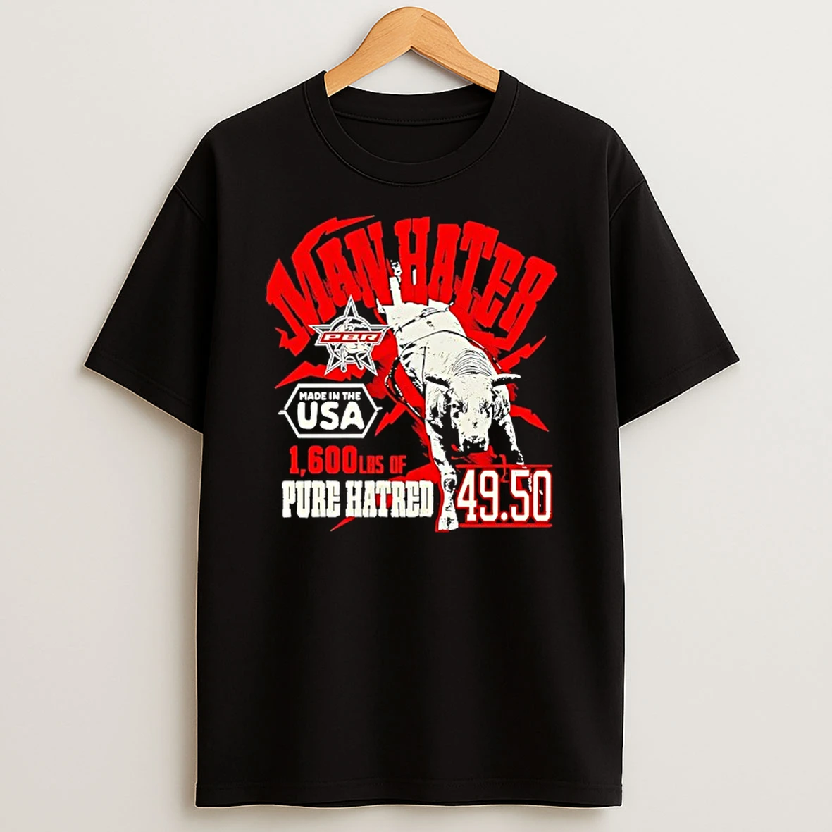 Pbr Made In The Usa 1600 Lbs Of Pure Hatred Shirts