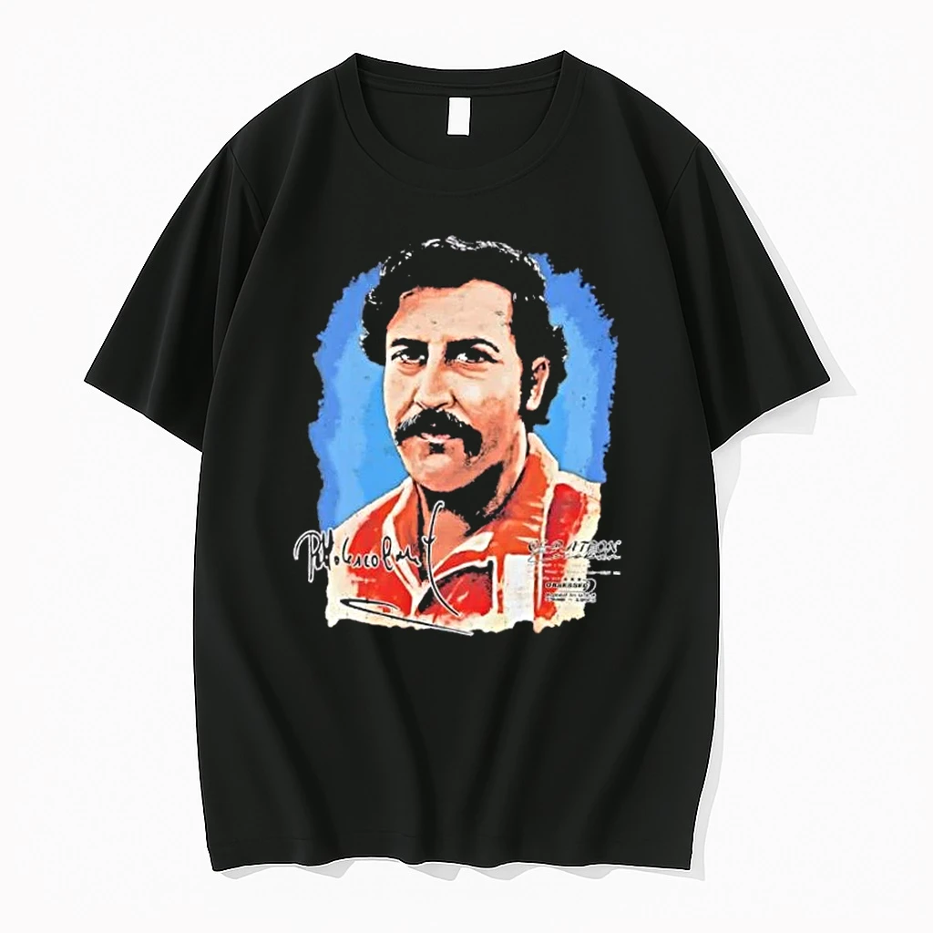 Pablo Escobar Big Face Graphic Shirts