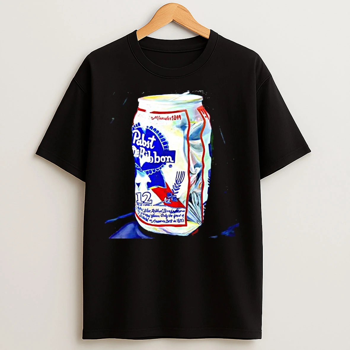 Pabst Blue Ribbon Pbr Beer An American Premium Lager Logo T Shirts