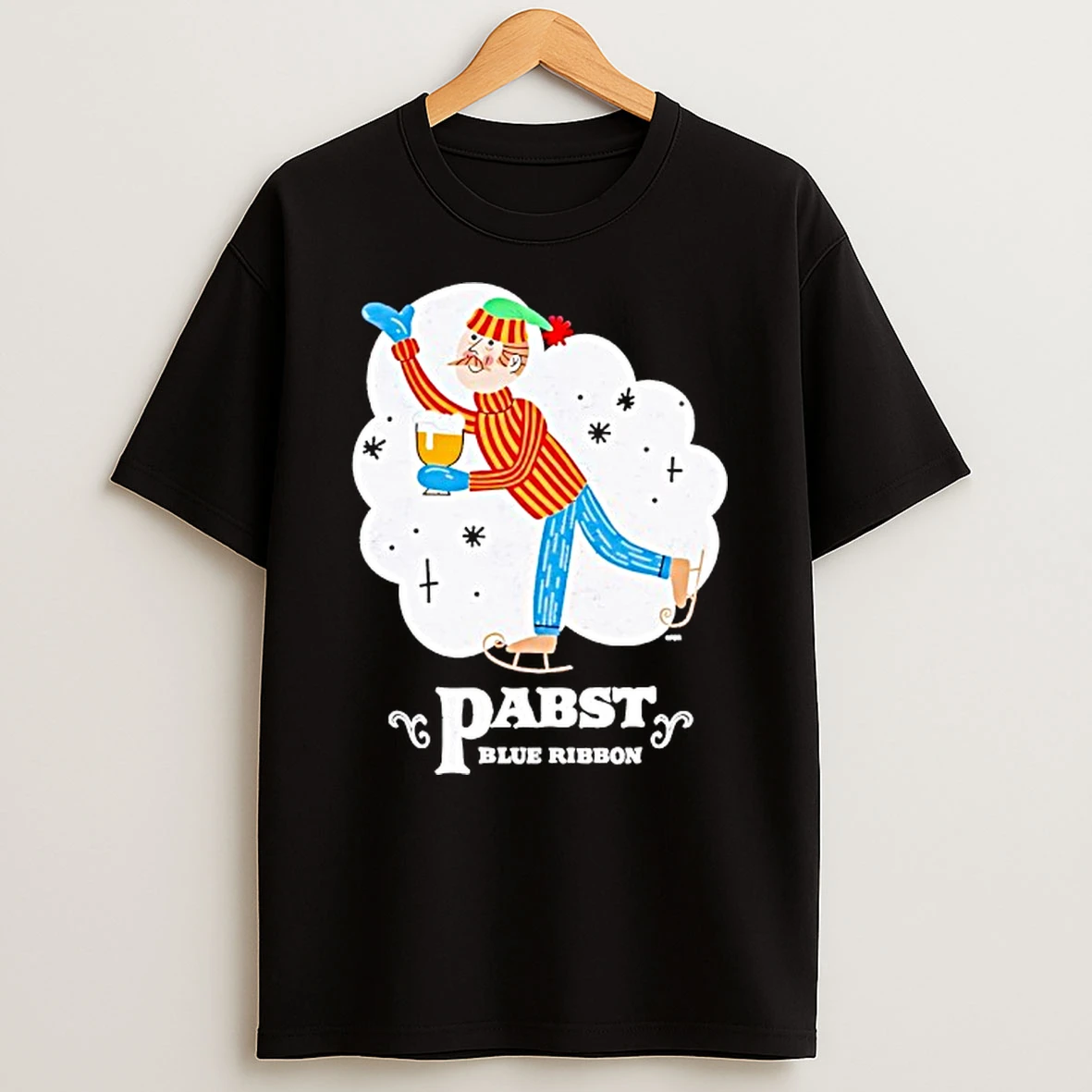 Pabst Blue Ribbon Vintage Christmas Shirts