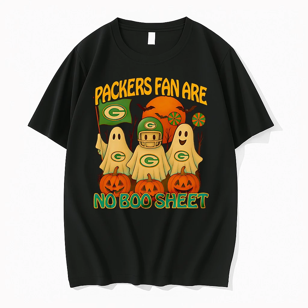 Packers Fan Are No Boo Sheet Halloween Shirts