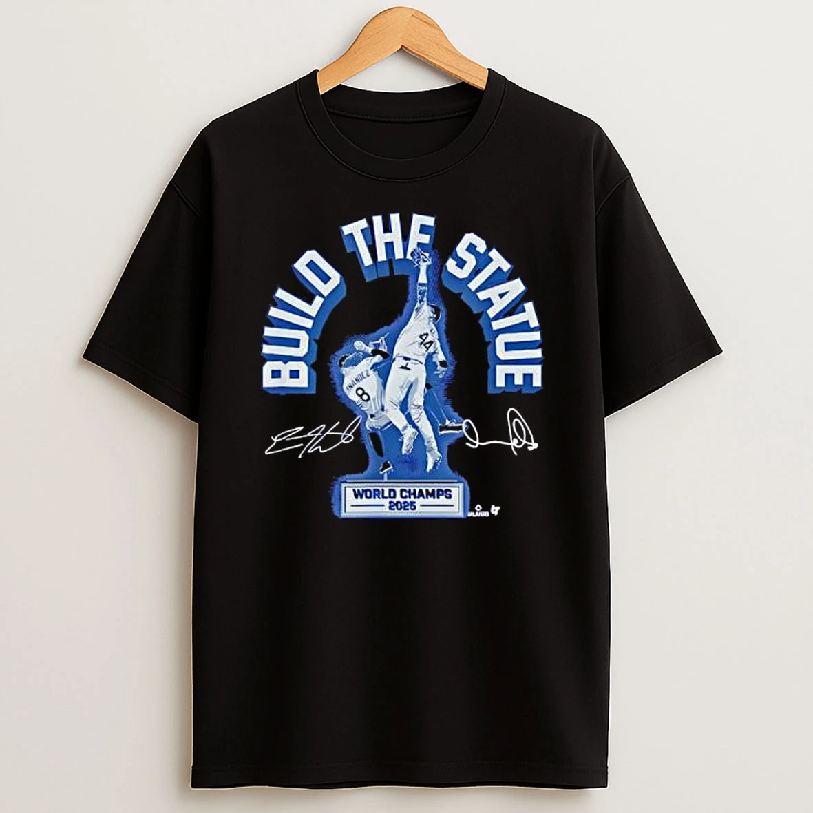 Pages Hernandez Build The Statue Los Angeles Baseball Shirts