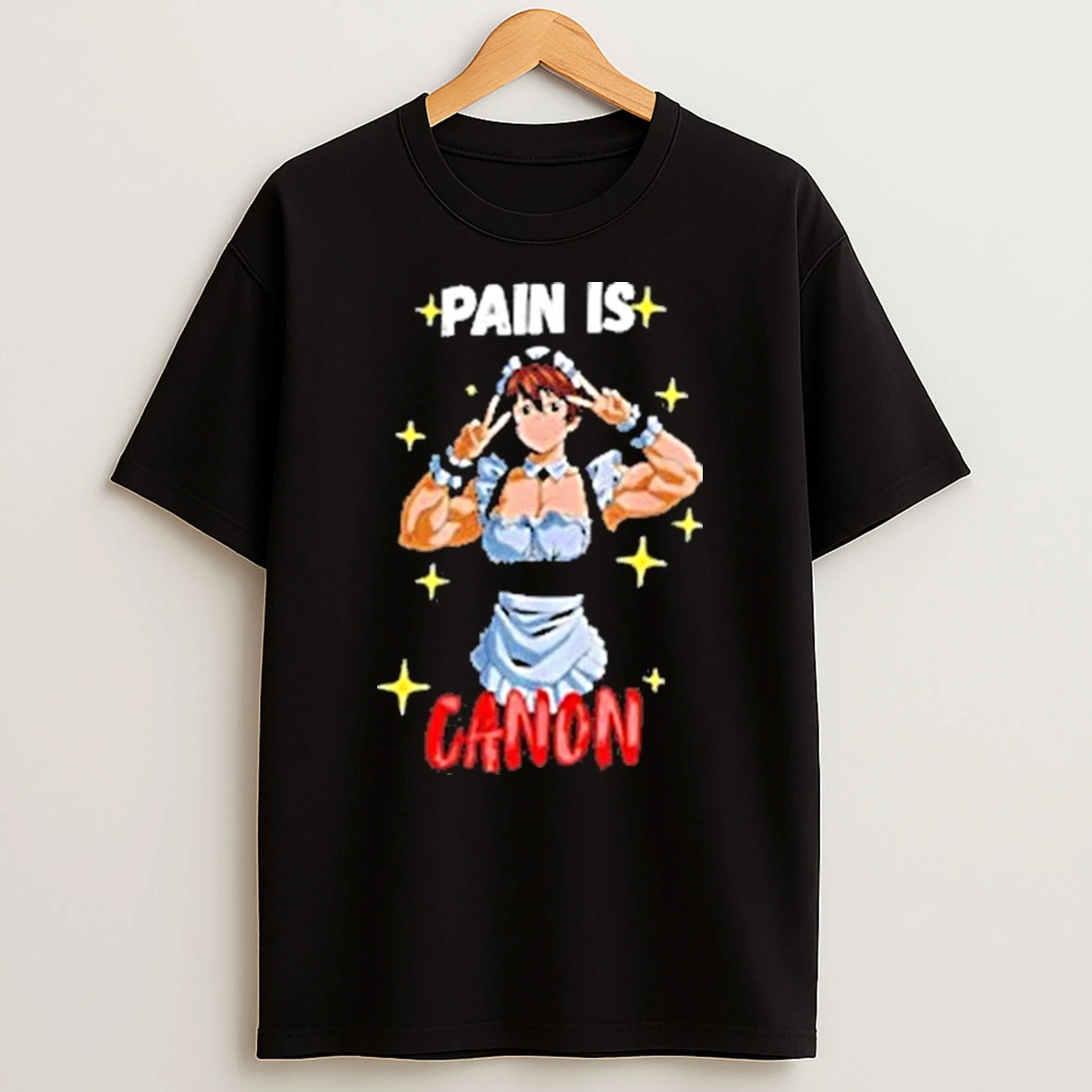 Pain Is Canon Muscular Maid Anime Shirts
