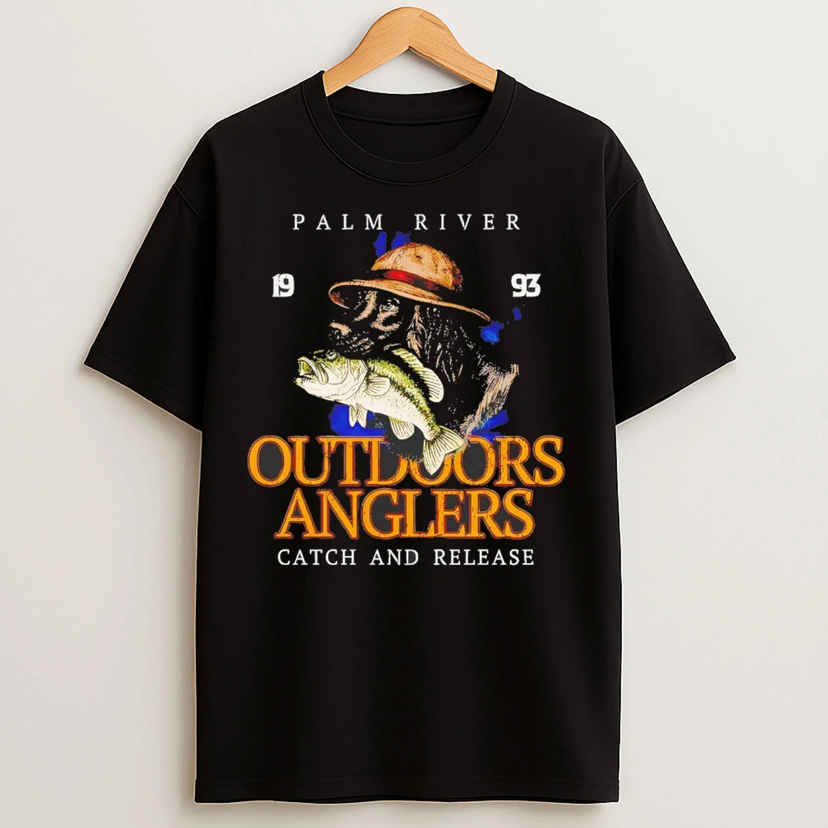 Palm River Outdoors Anglers Catch And Release 1993 T Shirts