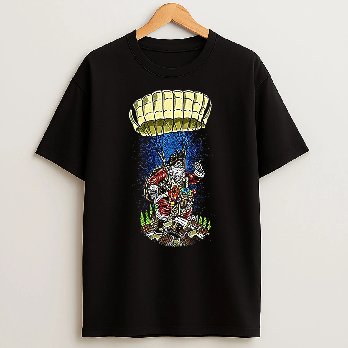 Paratroopers Airborne Santa Christmas Shirts