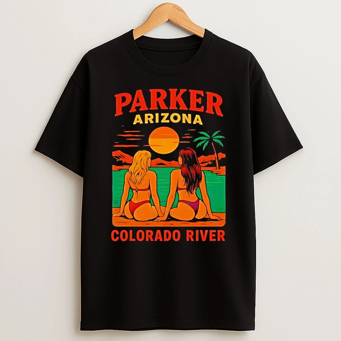 Parker Arizona Colorado River Sunset Shirts