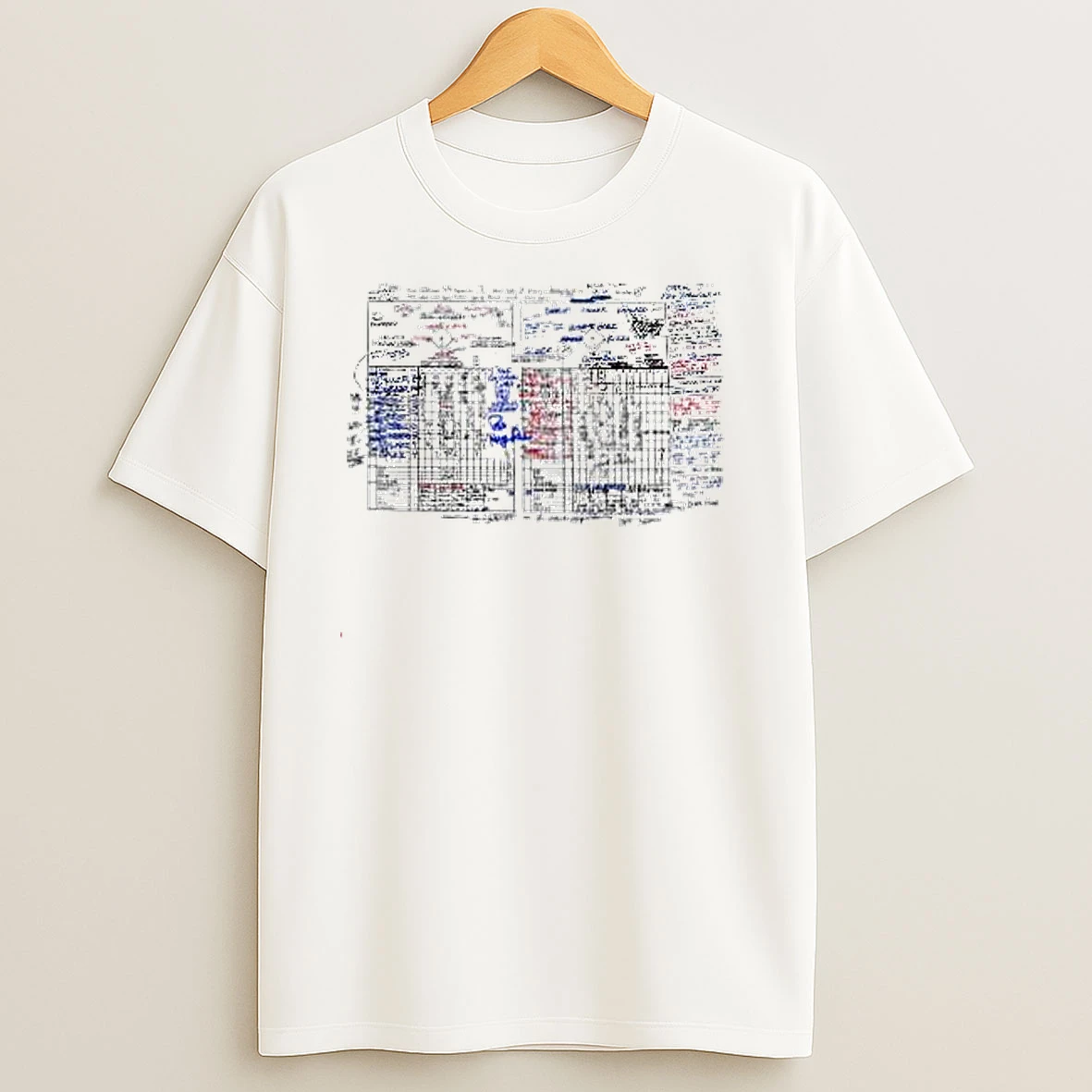 Pat Hughes Game 7 Scorecard T Shirts