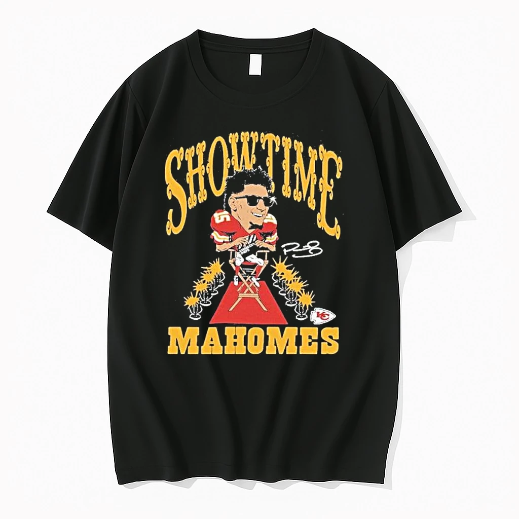 Patrick Mahomes Kansas City Chiefs Showtime Caricature Player Shirts