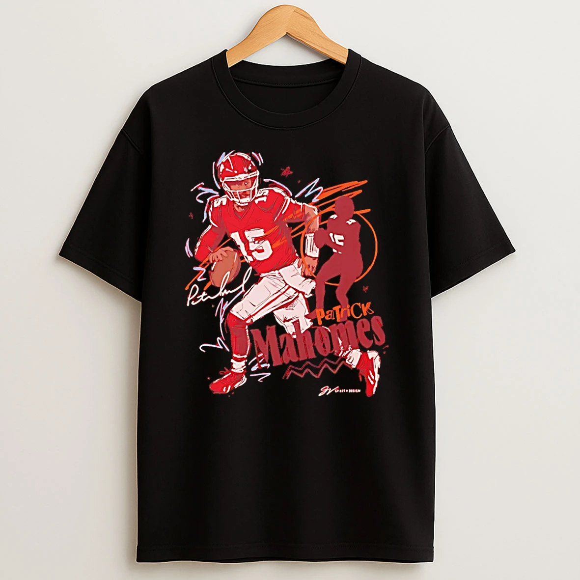 Patrick Mahomes Kansas City Chiefs Signature Vintage Shirts