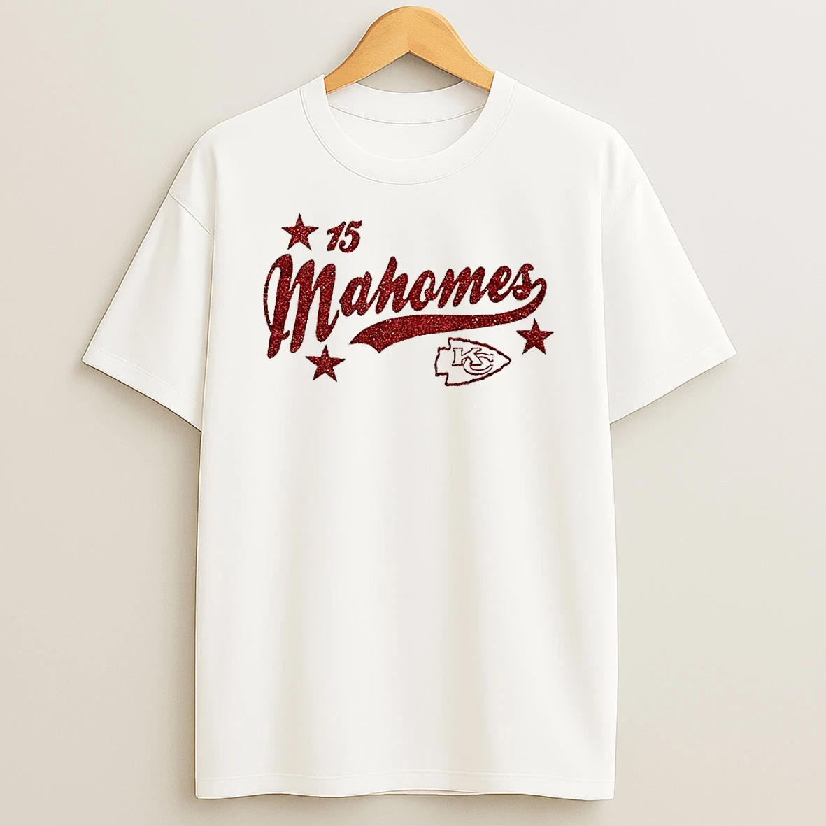 Patrick Mahomes Kansas City Chiefs Football Number 15 Name Shirts