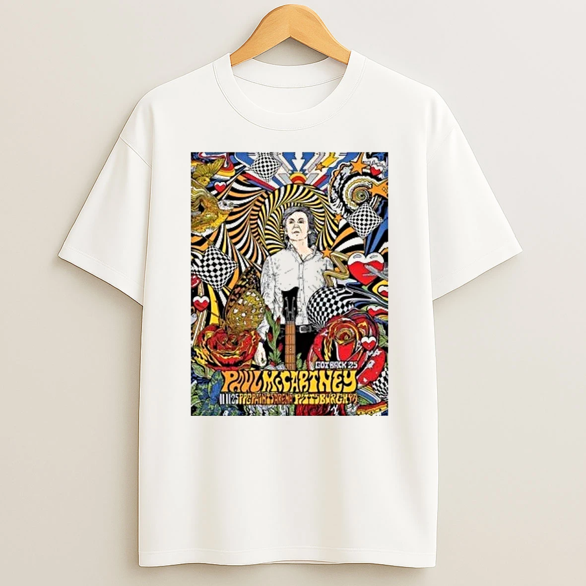 Paul Mccartney Pittsburgh Pennsylvania Got Back Tour 2025 Shirts