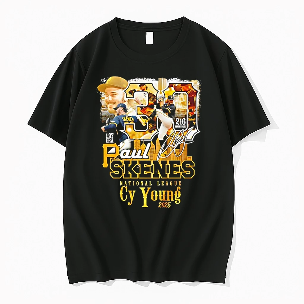 Paul Skenes Cy Young 2025 National League Signature Shirts