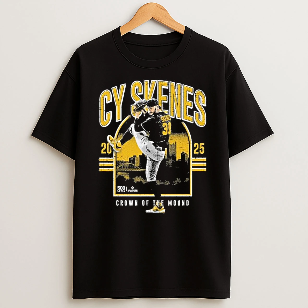 Paul Skenes Pittsburgh Pirates Cy Skenes Crown Of The Mound Shirts