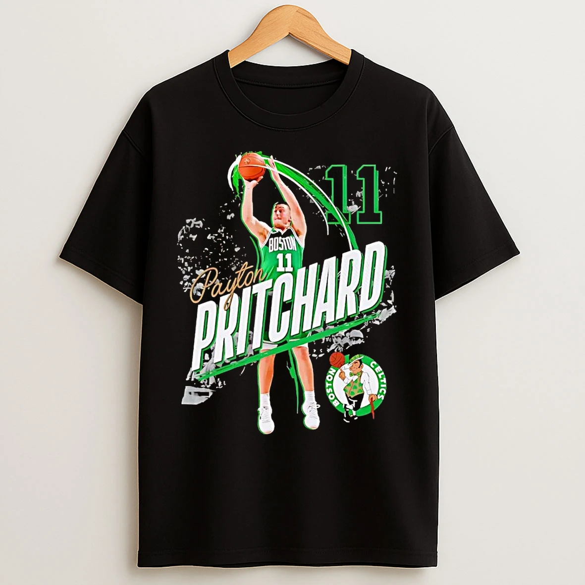 Payton Pritchard Jump Shot Boston Celtics T Shirts
