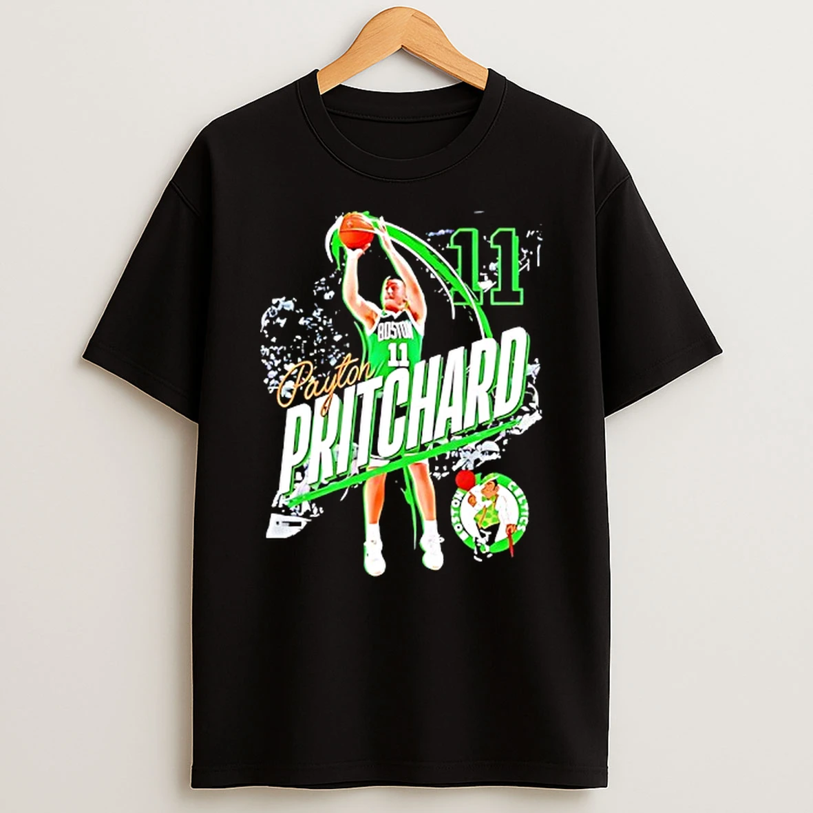 Payton Pritchard Slam Drunk Boston Celtics Legacy Graphic Shirts