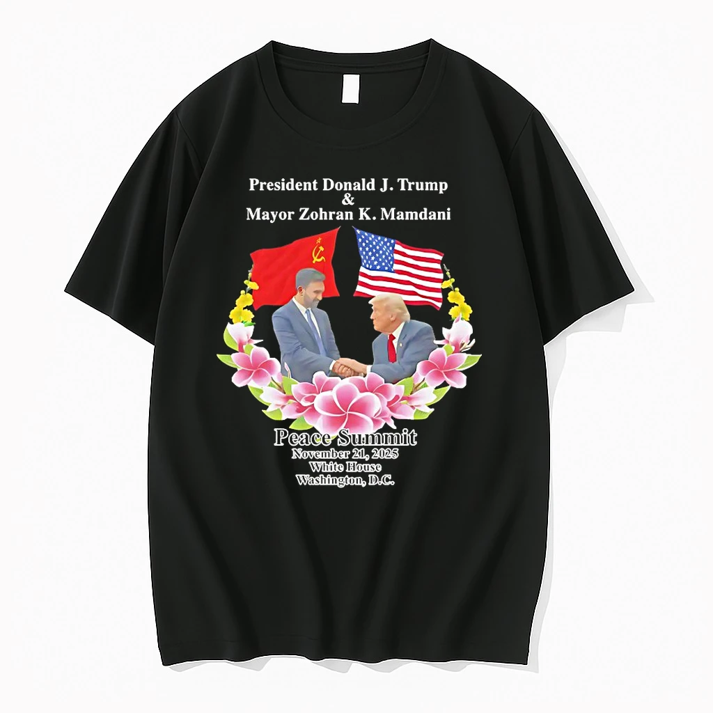 Peace Summit Donald Trump And Zohran Mamdani Shirts