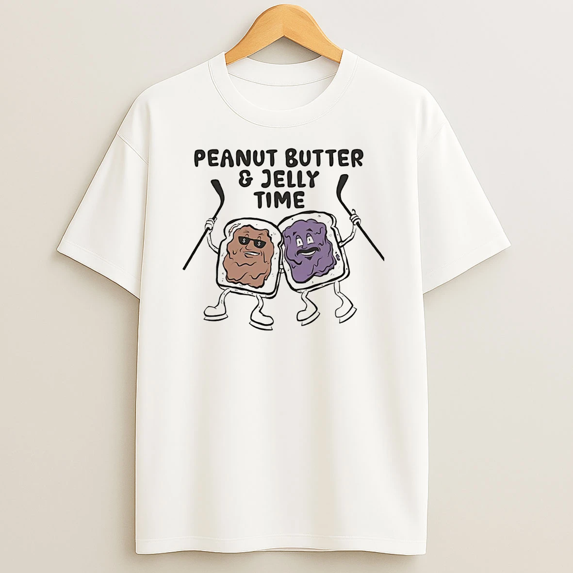 Peanut Butter And Jelly Time Sandwich Shirts