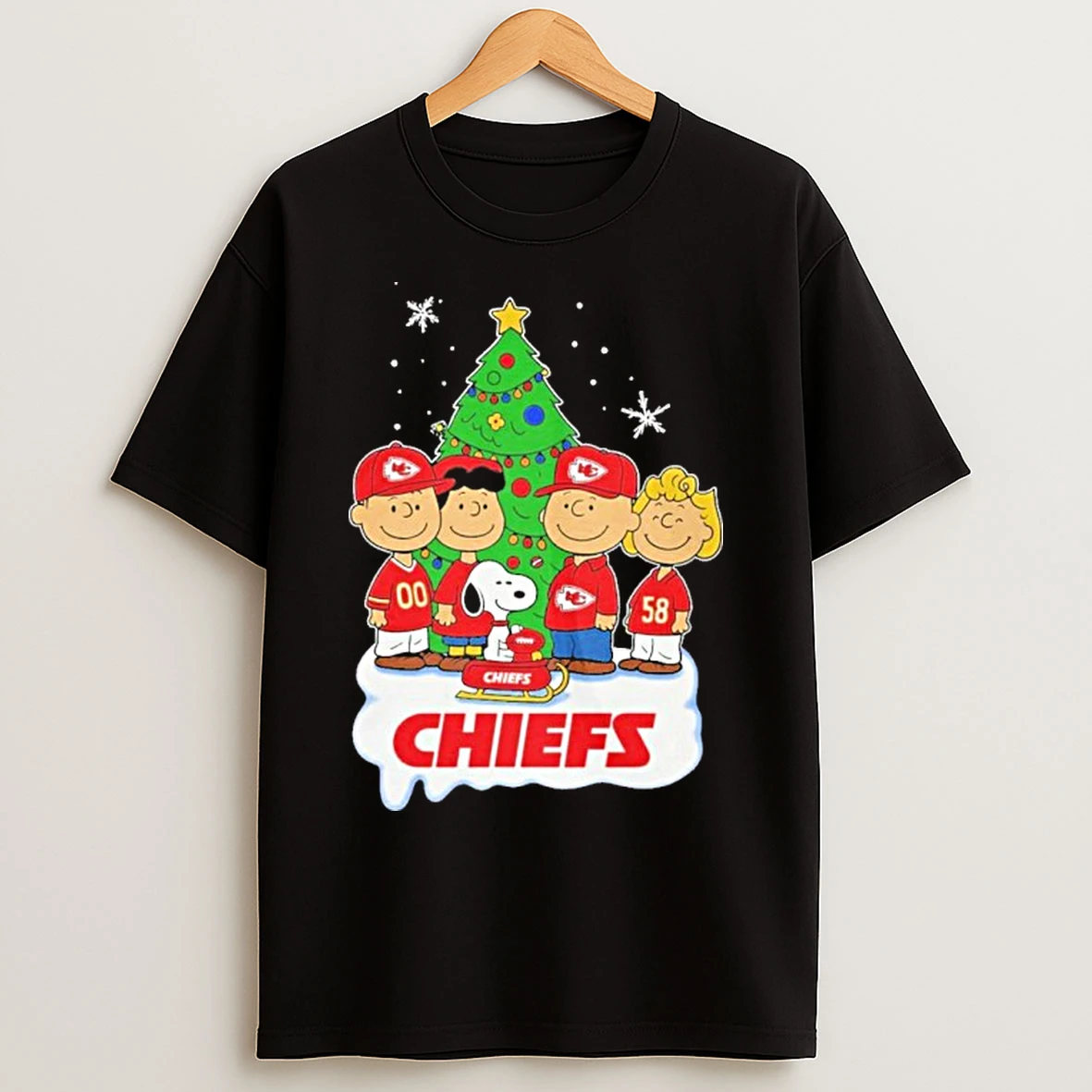 Peanuts Chiefz Merry Christmas T Shirts