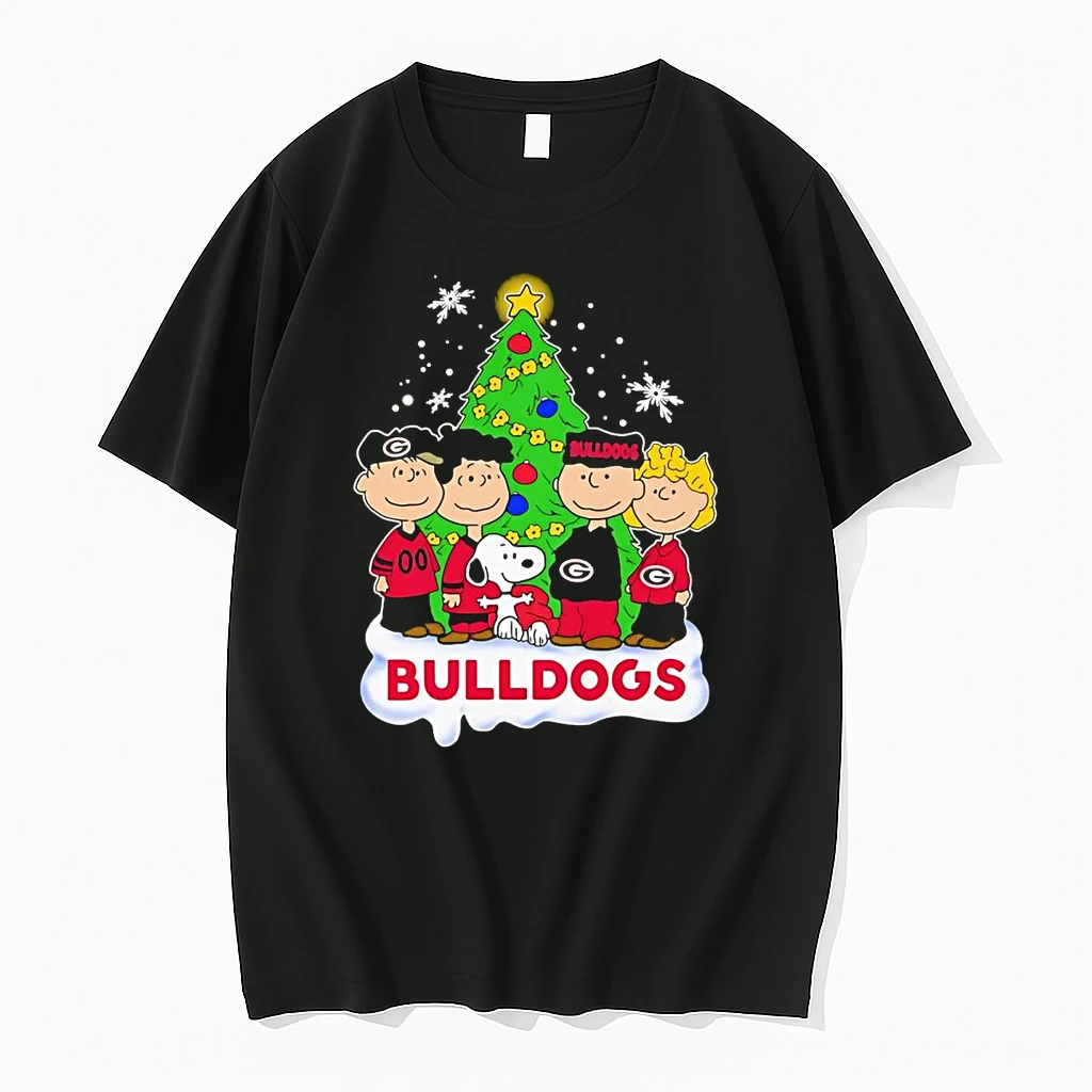 Peanuts Georgia Bulldogs Christmas Shirts