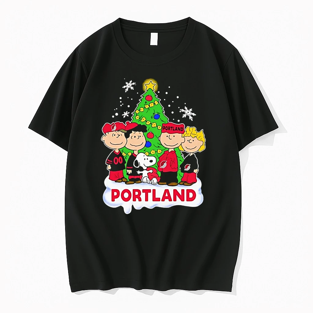Peanuts Portland Trail Blazers Christmas Shirts