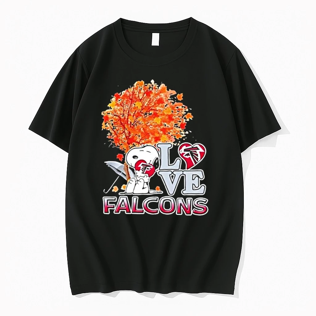 Peanuts Snoopy Hug Heart I Love Atlanta Falcons Shirts