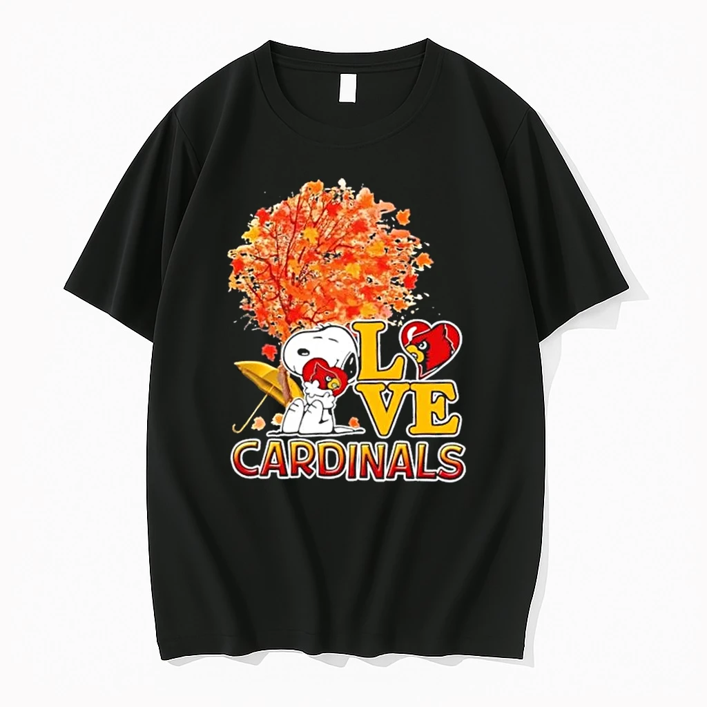 Peanuts Snoopy Hug Heart I Love Louisville Cardinals Shirts
