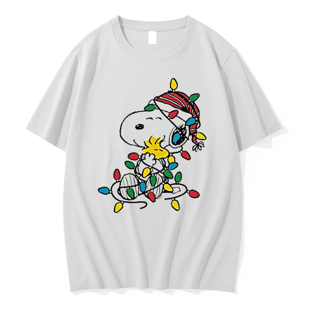 Peanuts Snoopy Woodstock Christmas Lights Shirts