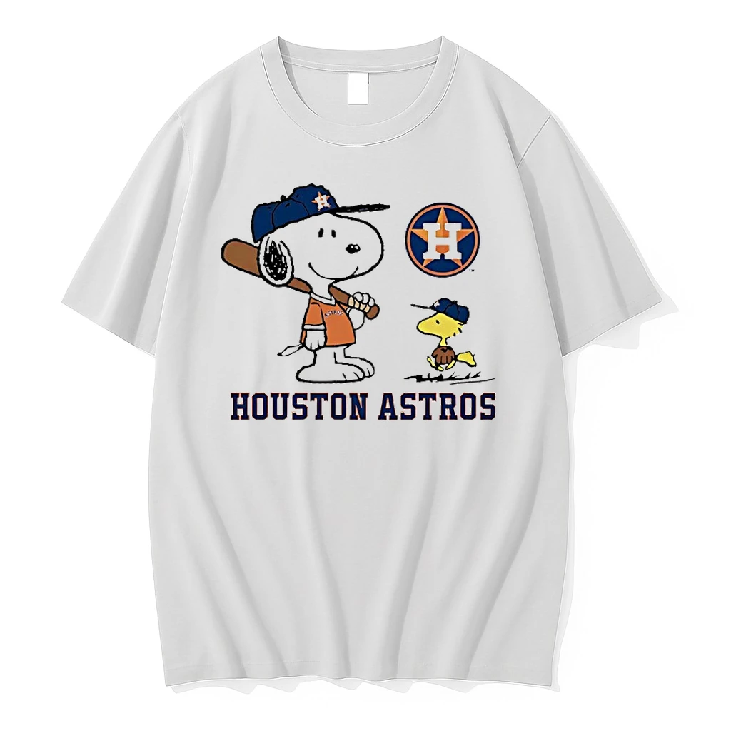 Peanuts Snoopy Woodstock Houston Astros Shirts