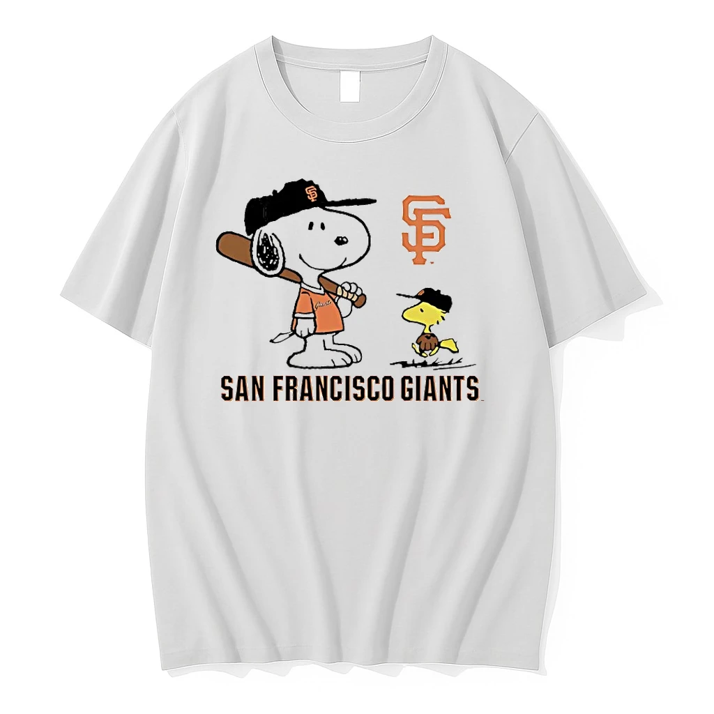 Peanuts Snoopy Woodstock San Francisco Giants Shirts