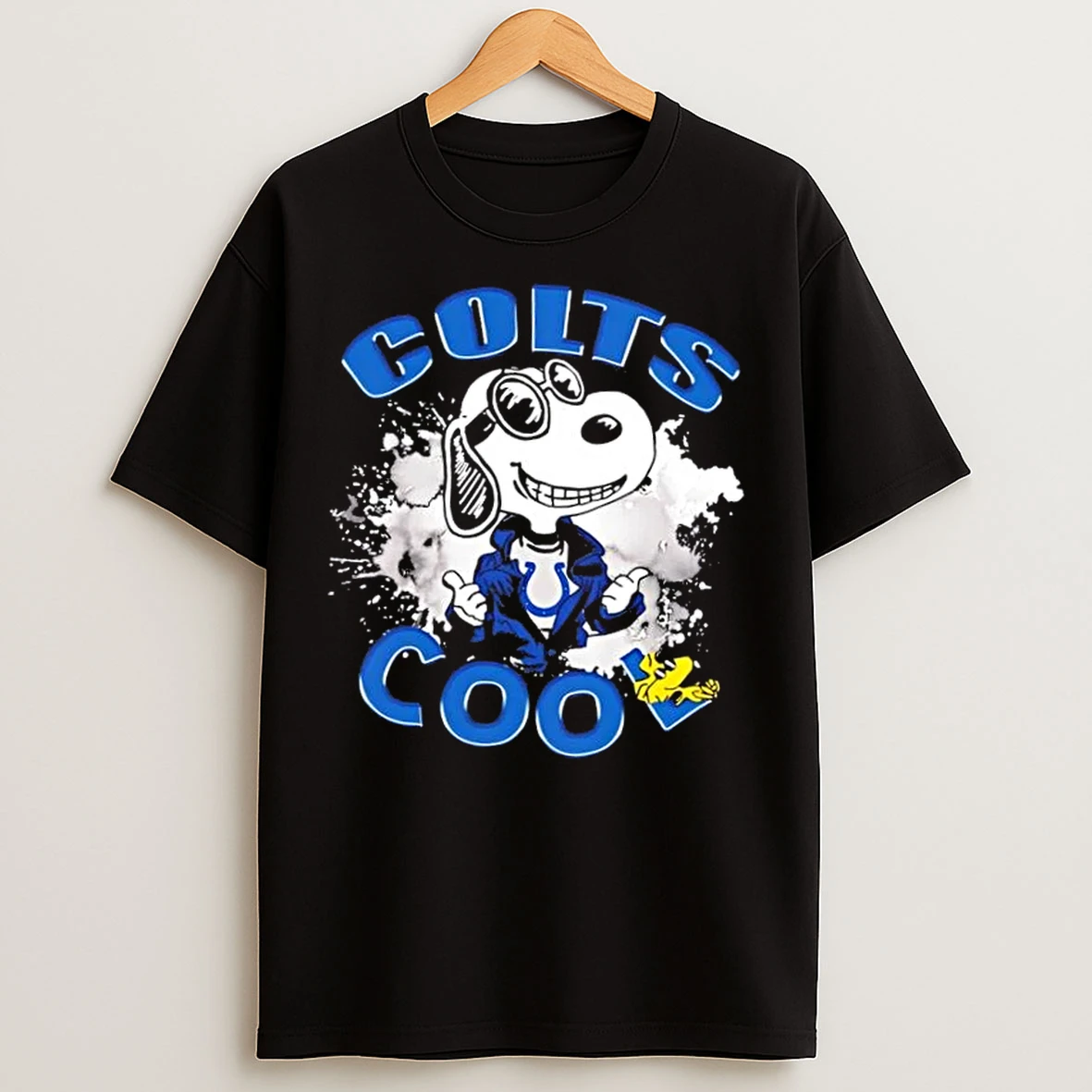 Peanuts Snoopy And Woodstock Indianapolis Colts Cool T Shirts