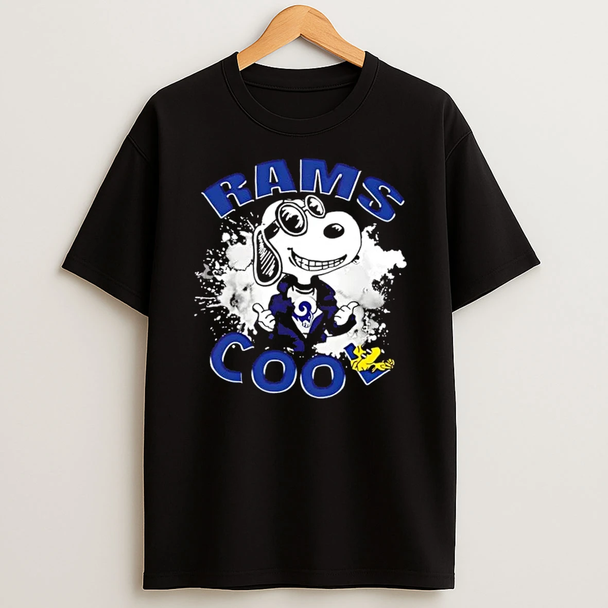 Peanuts Snoopy And Woodstock Los Angeles Rams Cool Shirts