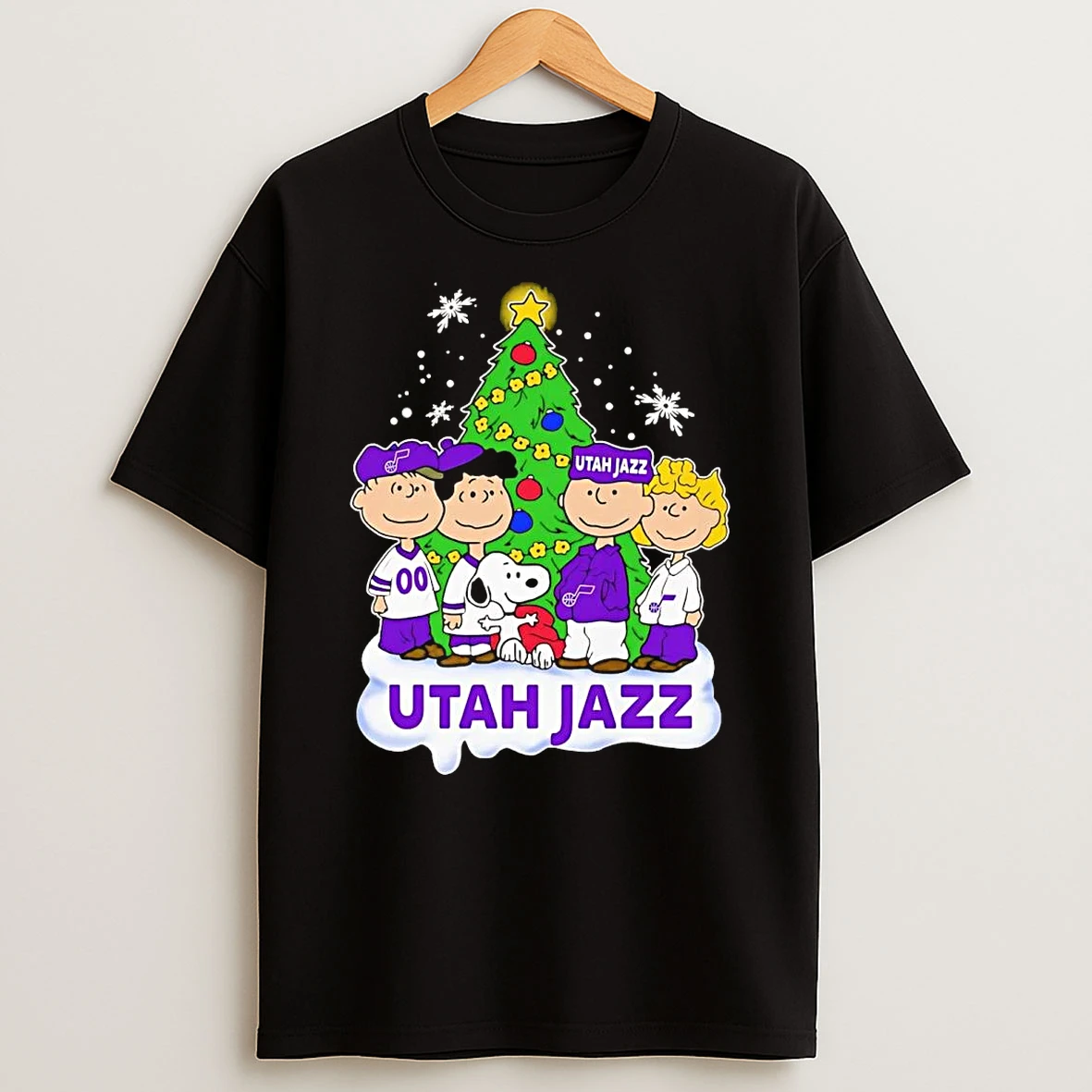Peanuts Utah Jazz Christmas Shirts