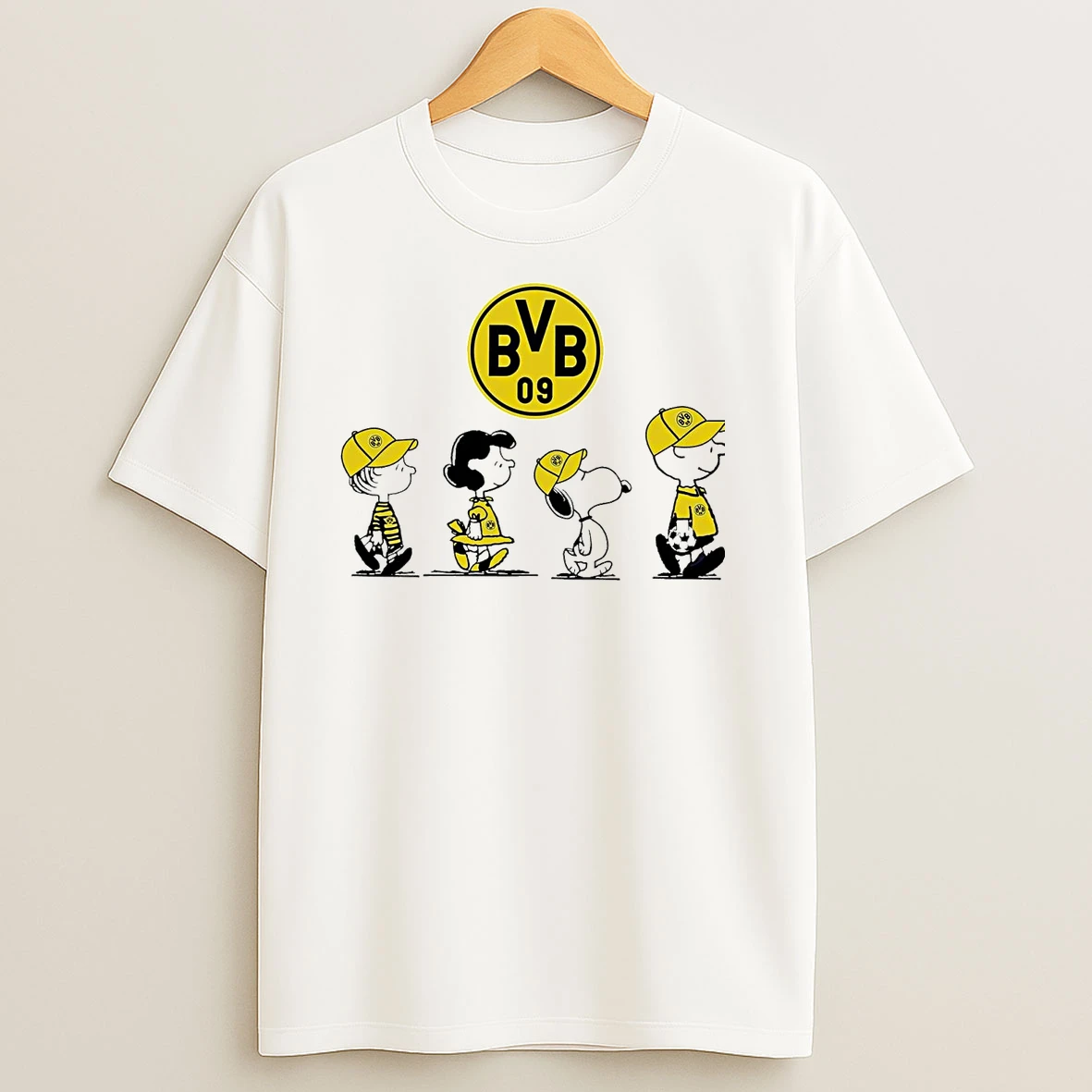 Peanuts Characters Borussia Dortmund T Shirts