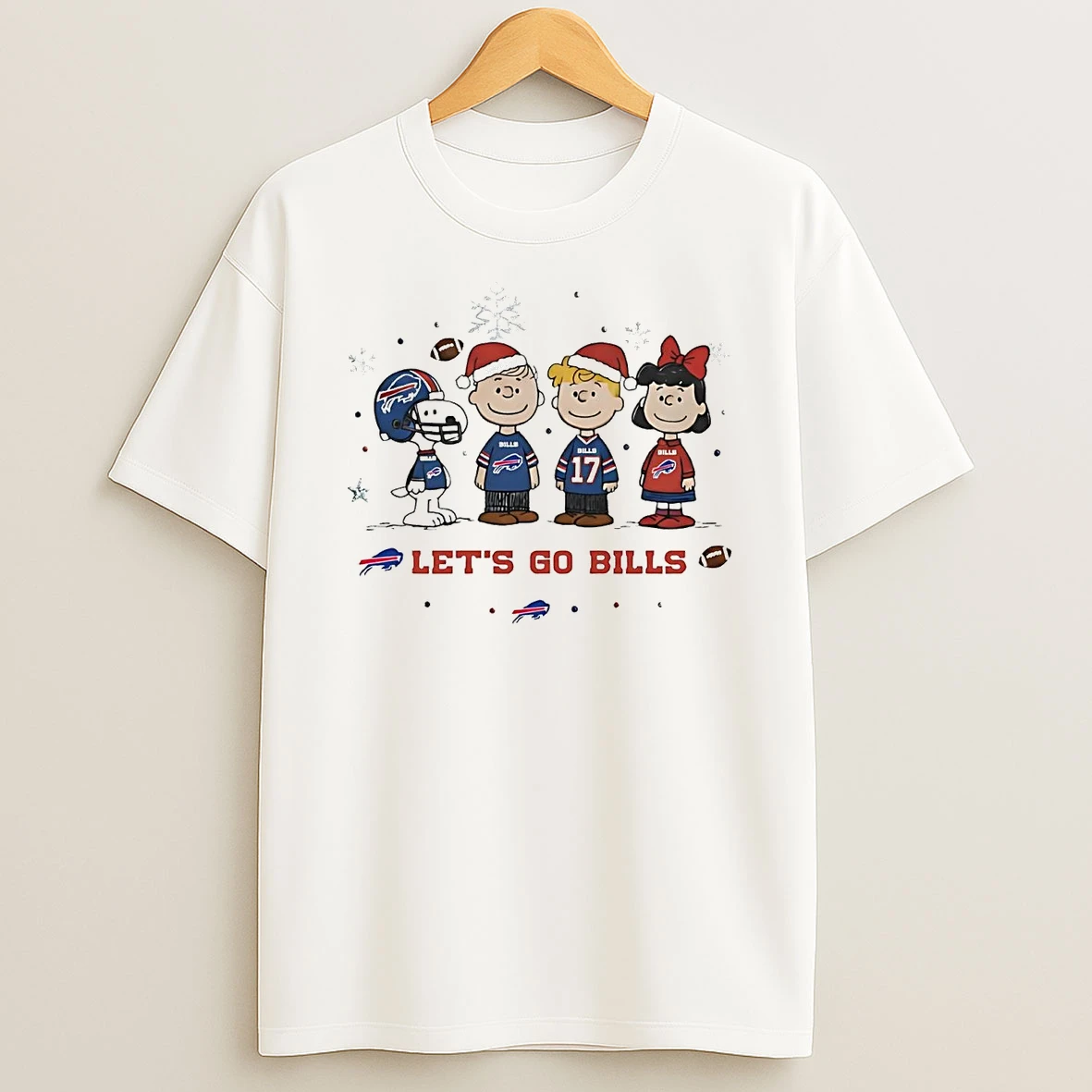 Peanuts Winter Lets Go Buffalo Bills Christmas Shirts