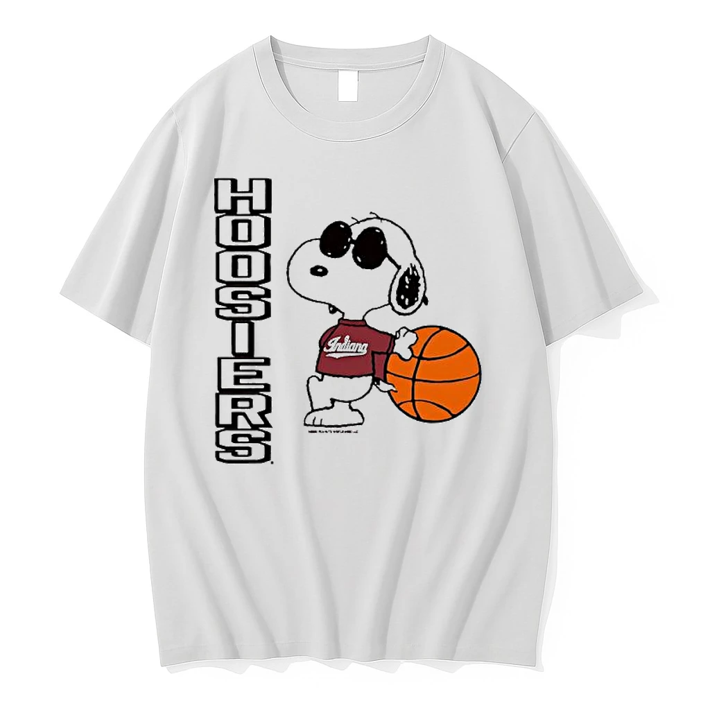 Peanuts X Indiana Hoosiers Joe Cool Basketball Shirts