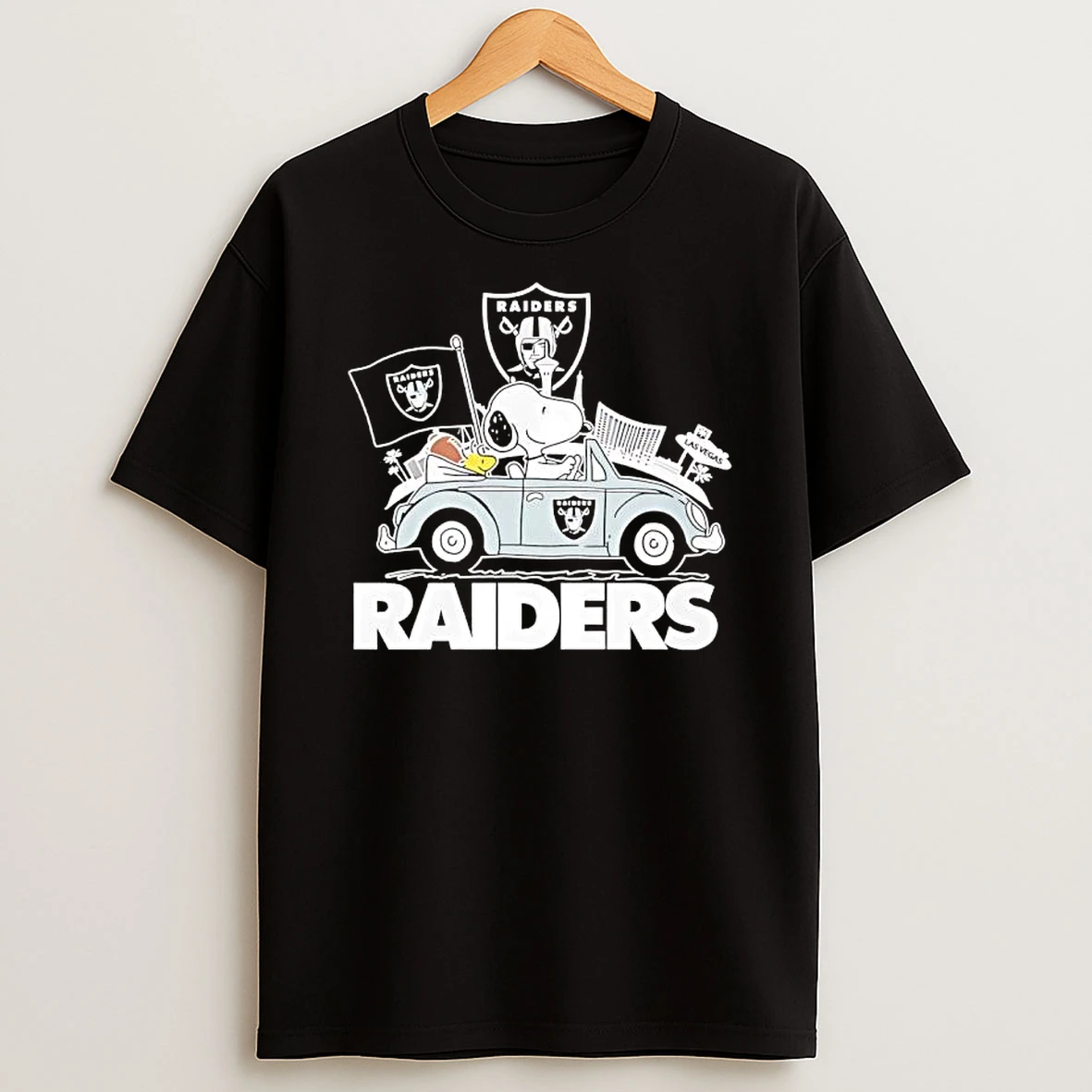 Peanuts X Las Vegas Raiders Welcome To The Pound Driving Car Shirts