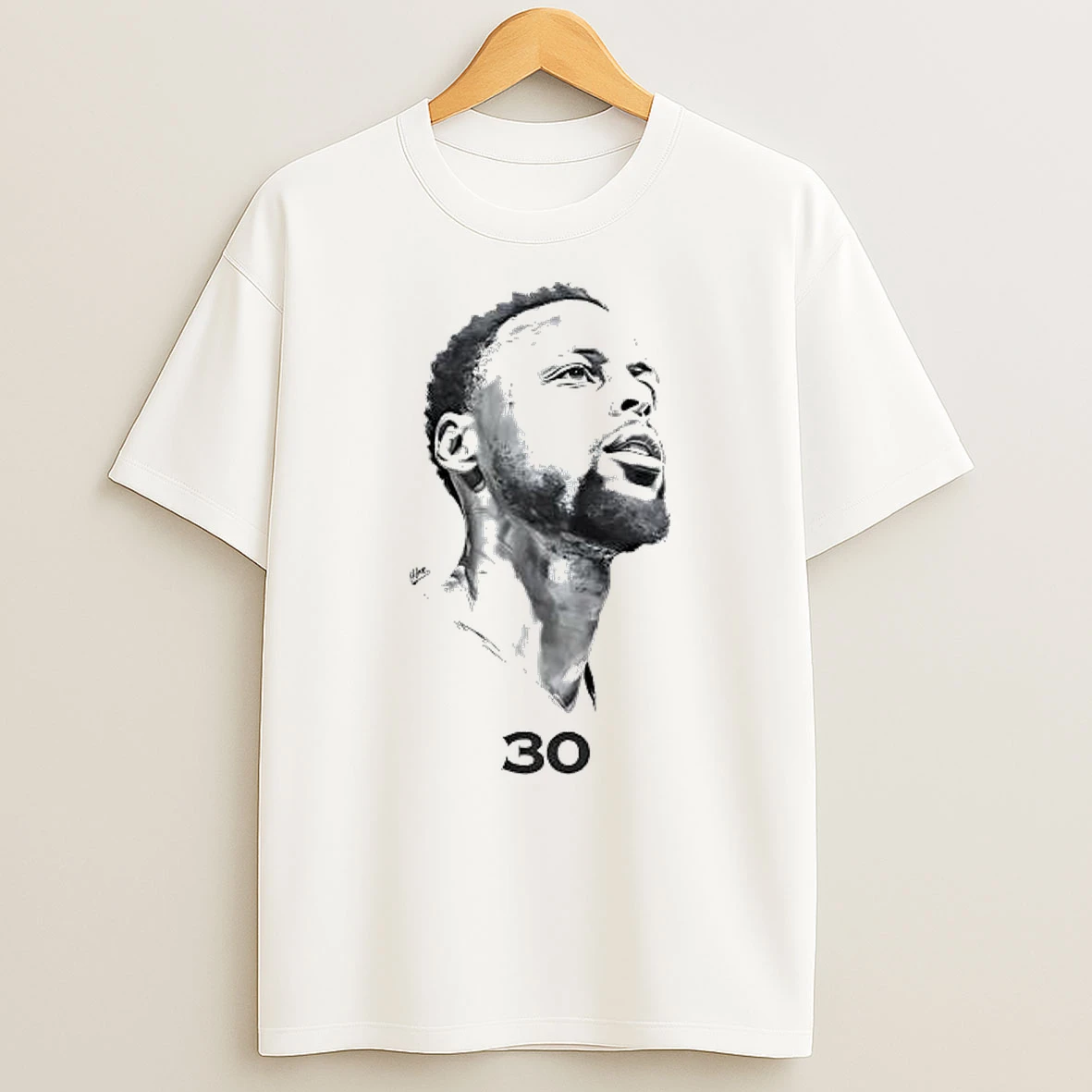 Pencil Sketch Stephen Curry Golden State Warriors 30 Shirts