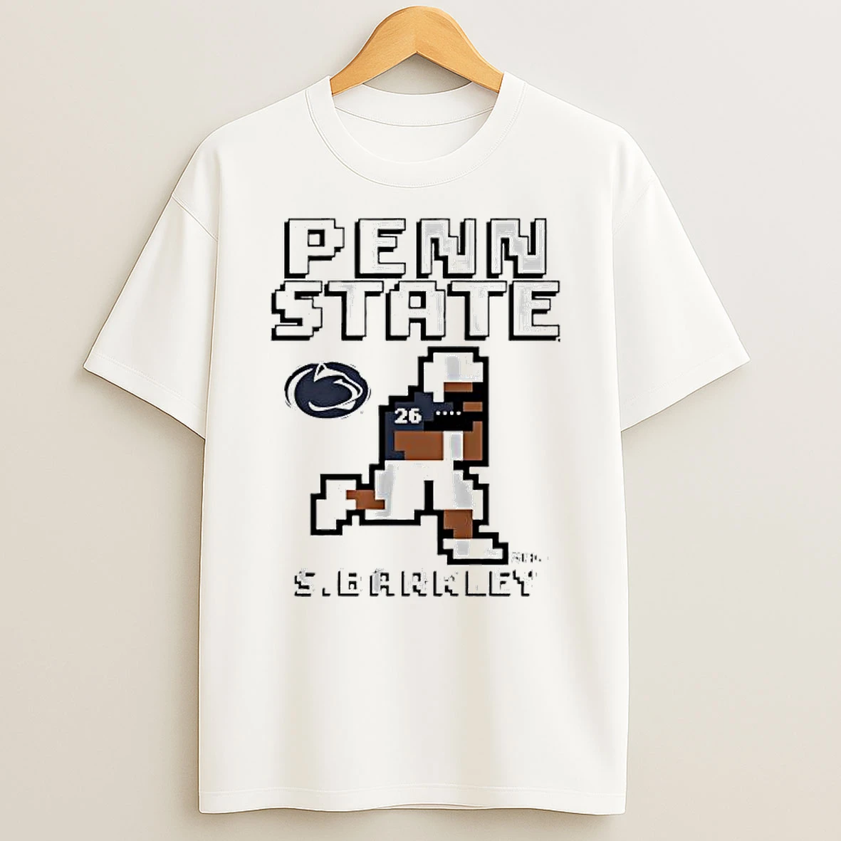 Penn State Football Saquon Barkley Retro Baller Shirts