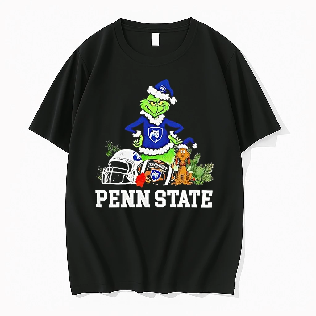 Penn State The Grinch And Max Helmet Christmas 2025 Shirts