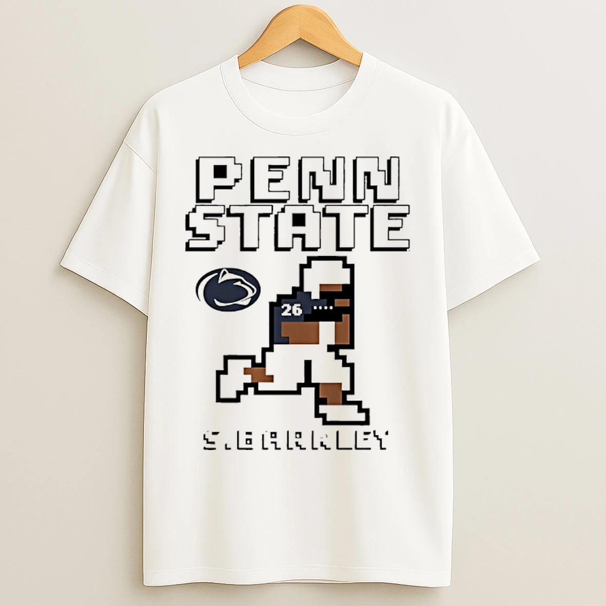 Penn State Football Saquon Barkley Player Retro Baller T Shirts