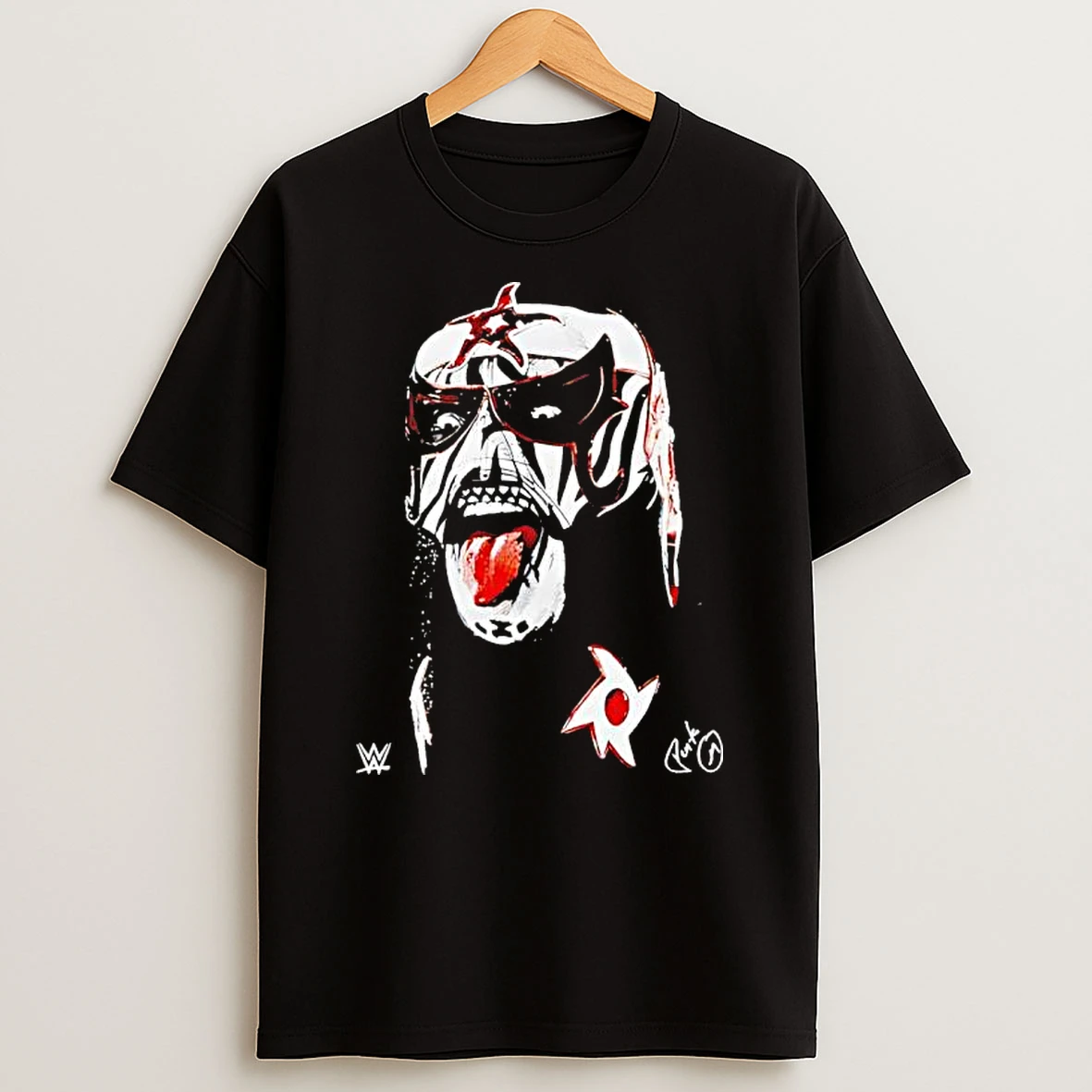 Penta Tongue Mask Wwe Black Shirts