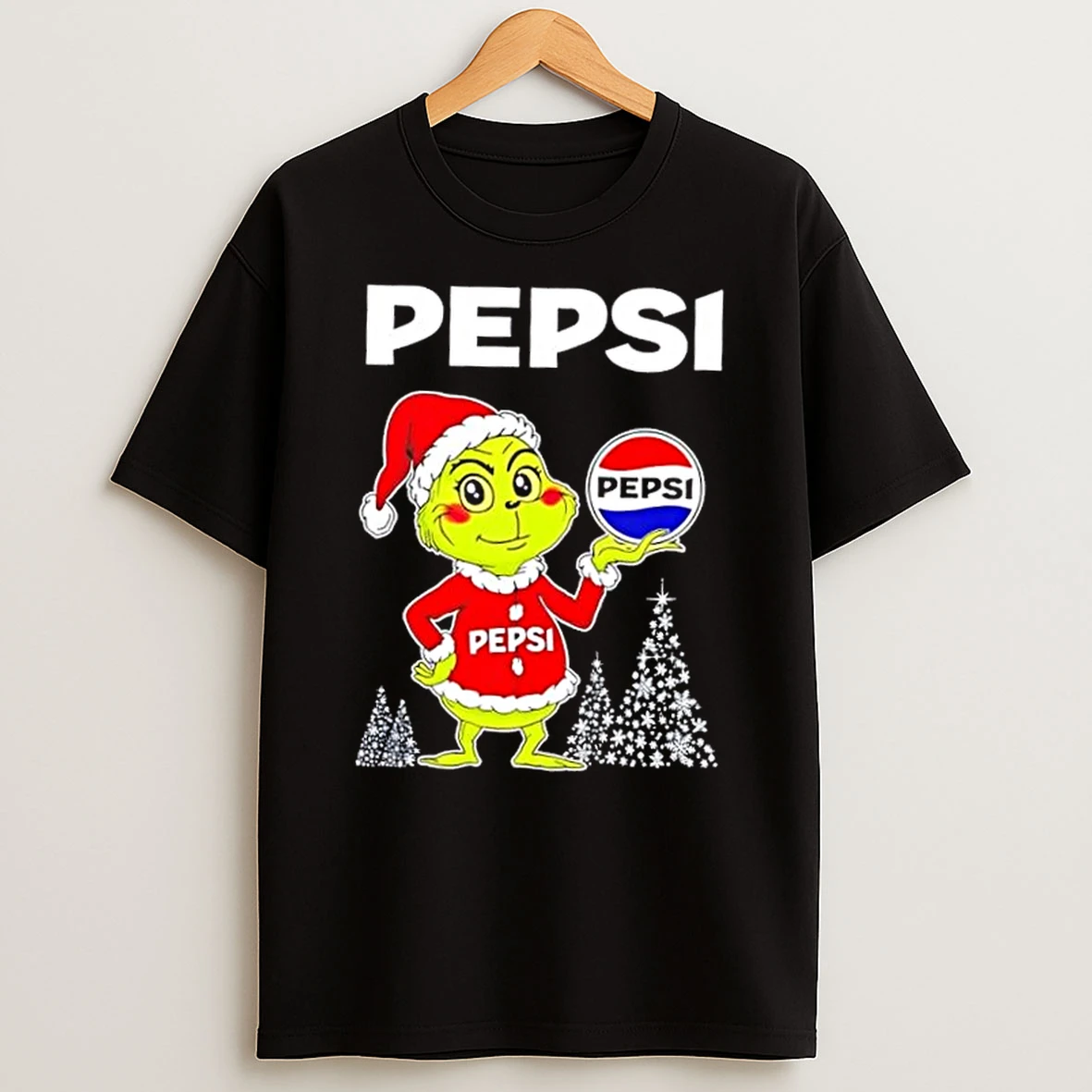 Pepsi And Grinchmas Christmas Tree Shirts