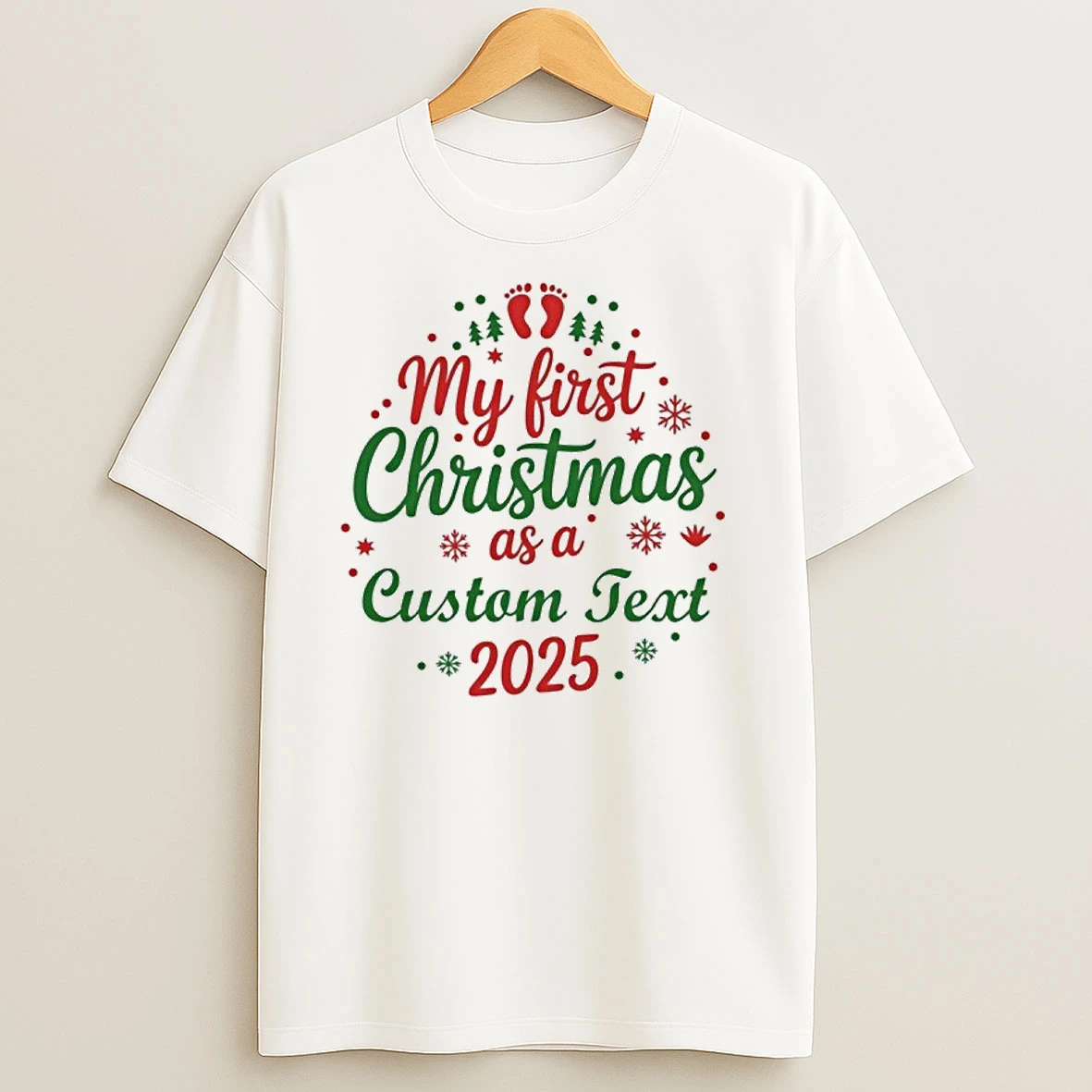 Personalized My First Christmas Of Family Matching 2025 Custom T Shirts