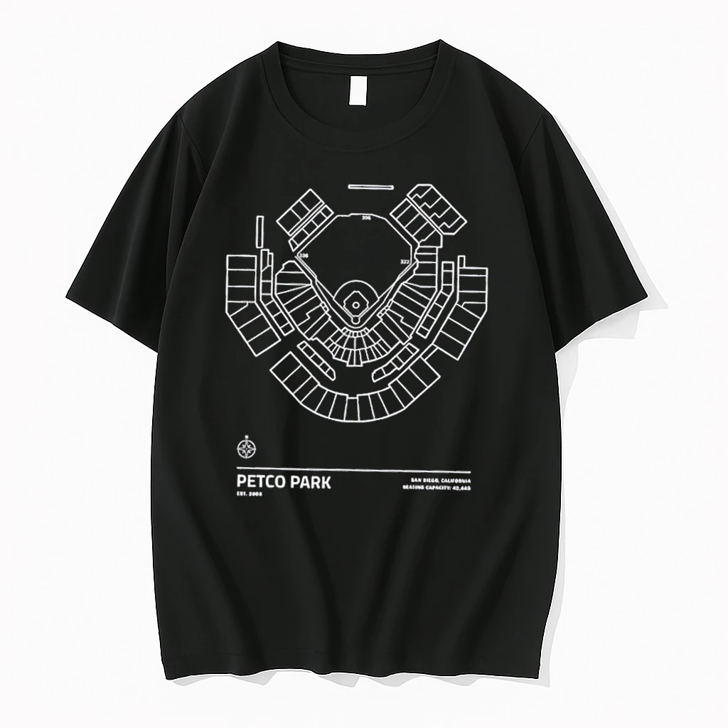 Petco Park Stadium Collection San Diego California Seating Capacity 42445 Shirts