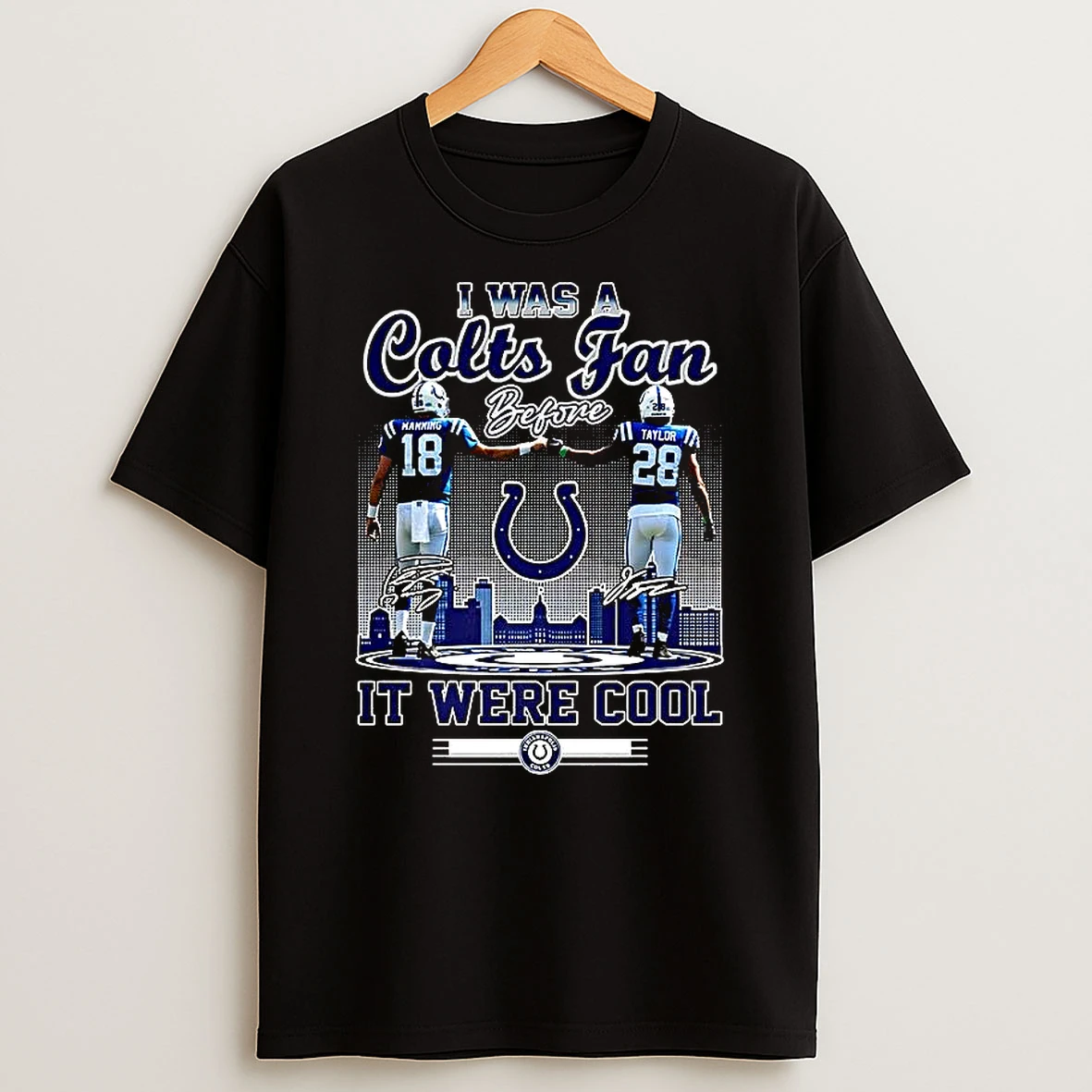 Peyton Manning And Fred Taylor I Was A Indianapolis Colts Fan Before It Were Cool Signature Shirts