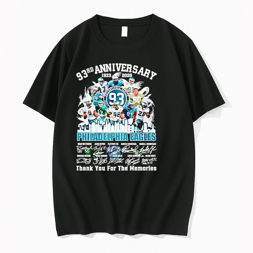 Philadelphia Eagles 93rd Anniversary 1933 2026 Thank You For The Memories Shirts
