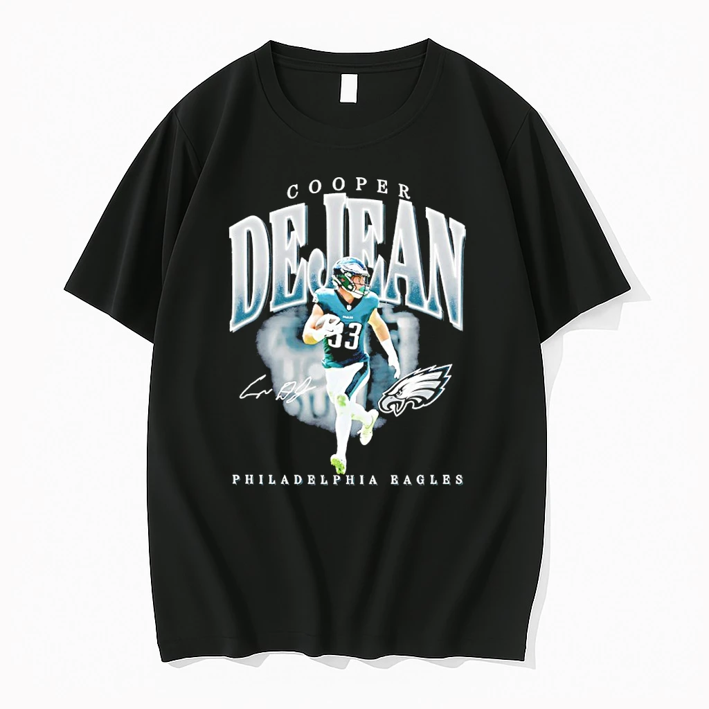 Philadelphia Eagles Cooper Dejean Player Signature Vintage Shirts