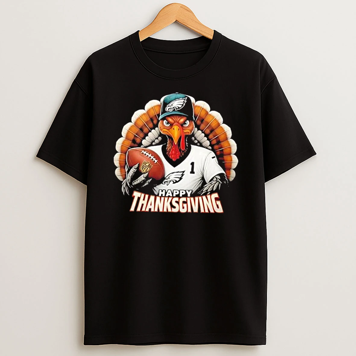 Philadelphia Eagles Football Turkey Happy Thanksgiving Shirts
