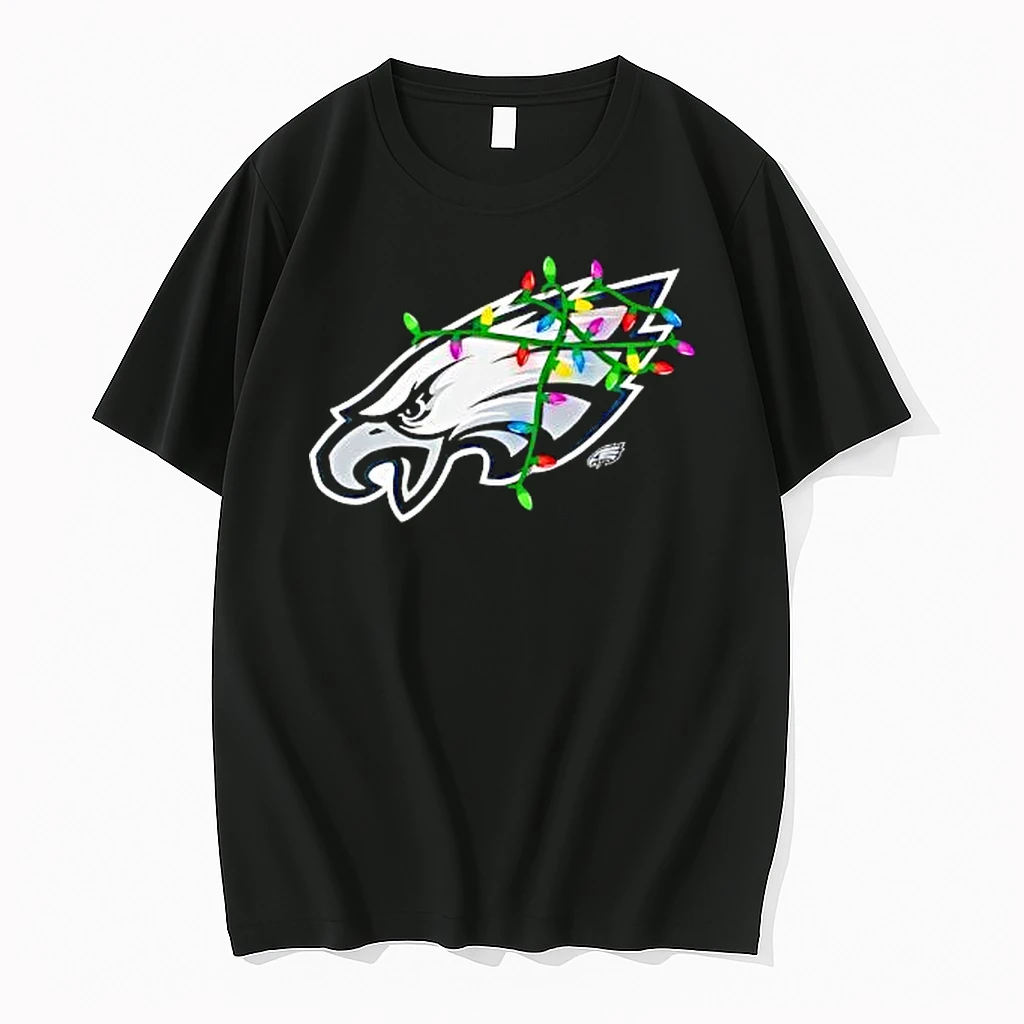Philadelphia Eagles Logo Holiday Lights Shirts