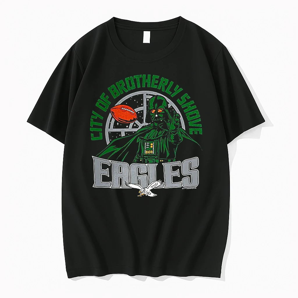 Philadelphia Eagles Nfl X Darth Vader Star Wars City Of Brotherly Shove Shirts